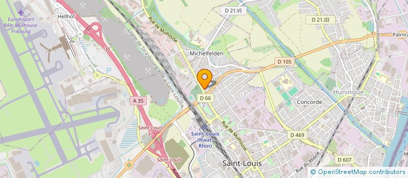 localisation de l'entreprise MADAME ALISON MILLIERE  SAINT-LOUIS