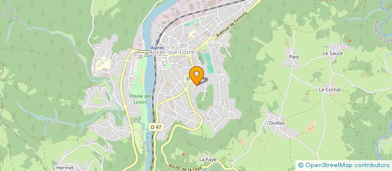 localisation de l'entreprise MADAME ALISON MORITEL  AUREC-SUR-LOIRE