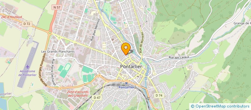 localisation de l'entreprise MADAME ALISON NICOD  PONTARLIER