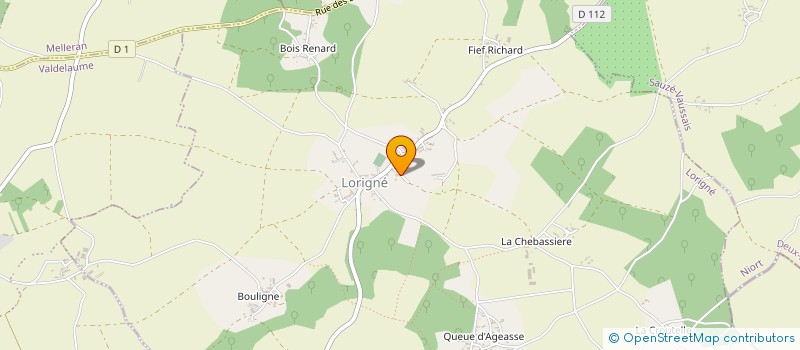 localisation de l'entreprise MADAME ALISON PETIT à LORIGNE
