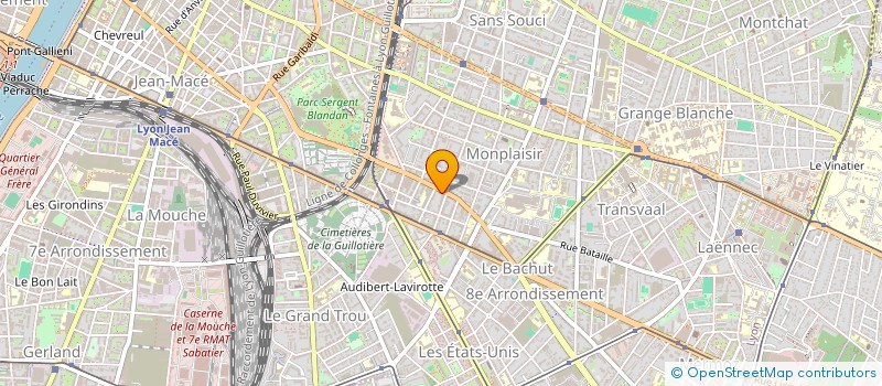 localisation de l'entreprise MADAME ALISON POIRIER  LYON