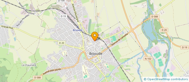 localisation de l'entreprise MADAME ALISON RENNER  BRIOUDE