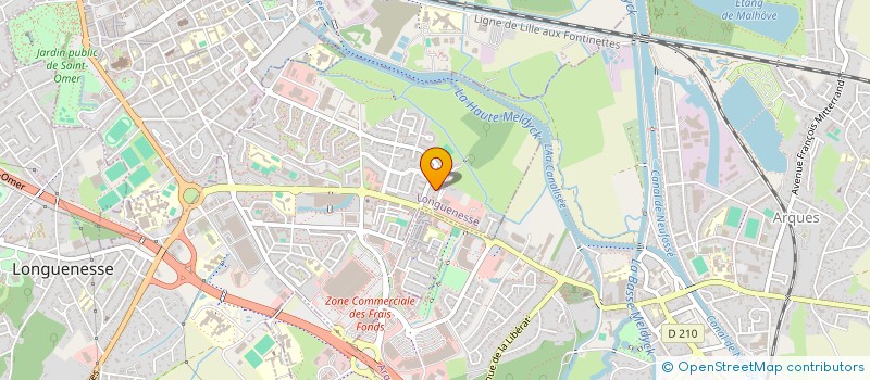 localisation de l'entreprise MADAME ALISON ROELANDT  LONGUENESSE
