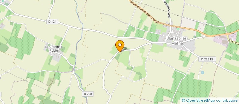 localisation de l'entreprise MADAME ALISON ROUSSEAU  BLANZAC-LES-MATHA