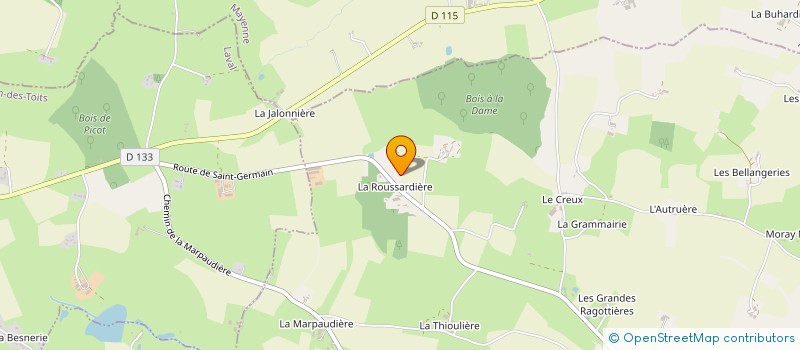 localisation de l'entreprise MADAME ALISON RUBLIER  SAINT-GERMAIN-LE-FOUILLOUX