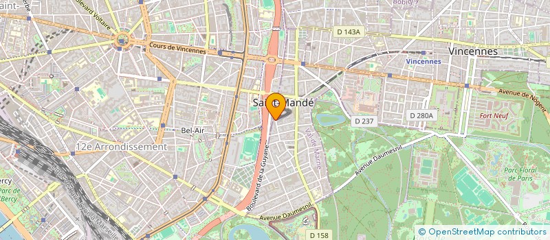 localisation de l'entreprise MADAME ALISON SABBAH  SAINT-MANDE