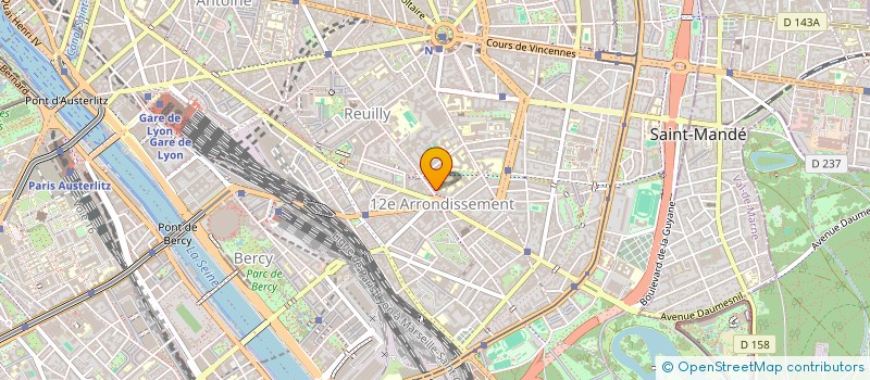 localisation de l'entreprise MADAME ALISON SAPANET  PARIS