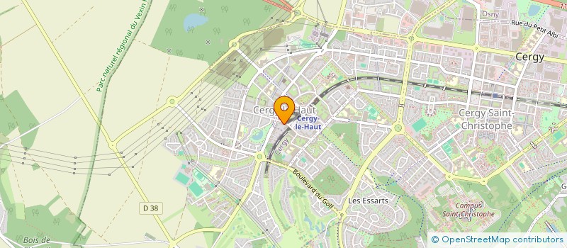 localisation de l'entreprise MADAME ALISON SAYSOULY  CERGY