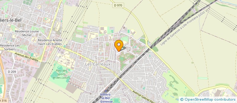 localisation de l'entreprise MADAME ALISON SERY  GONESSE