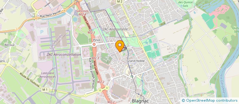 localisation de l'entreprise MADAME ALISON SIMON  BLAGNAC