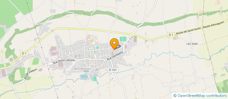 localisation de l'entreprise MADAME ALISON VALLIER  ANNEYRON