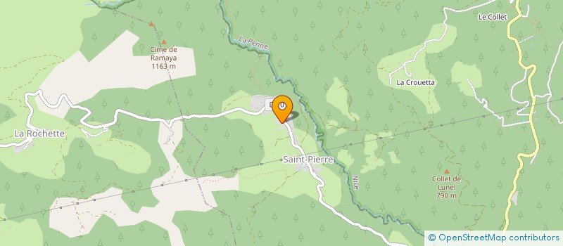 localisation de l'entreprise MADAME ALISON VARD  LA CROIX-SUR-ROUDOULE