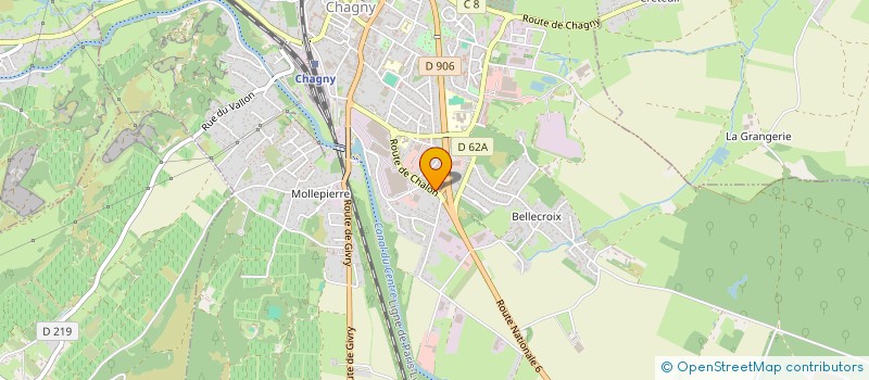 localisation de l'entreprise MADAME ALISON VERGEZ  CHAGNY