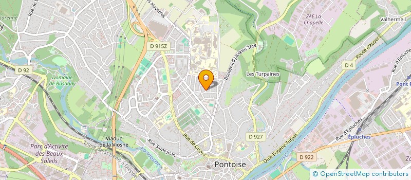 localisation de l'entreprise MADAME ALISON VIGUERIE à PONTOISE