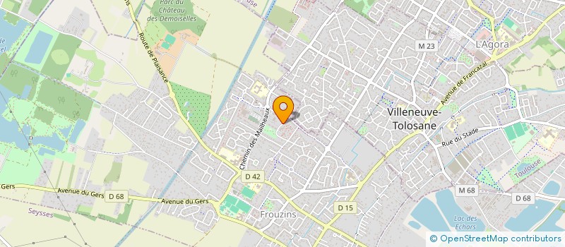 localisation de l'entreprise MADAME ALISON VILDA  FROUZINS