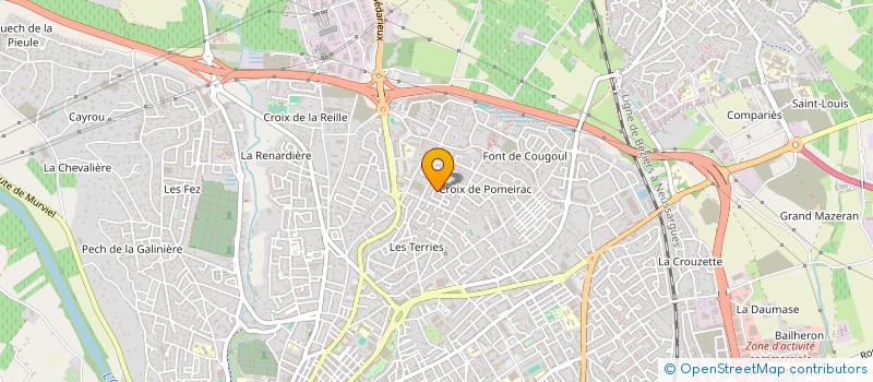 localisation de l'entreprise MADAME ALISON WALKER  BEZIERS