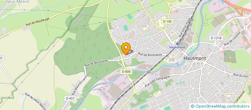 localisation de l'entreprise MADAME ALISON WASILKOWSKI  HAUTMONT