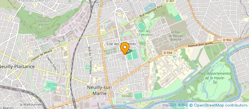 localisation de l'entreprise MADAME ALISON YOMO DJERIWO  NEUILLY-SUR-MARNE