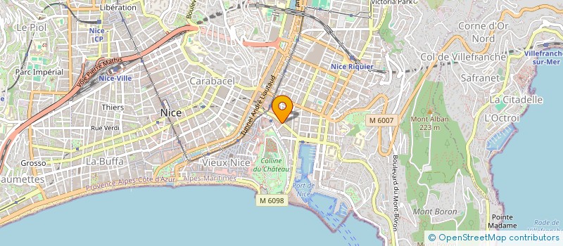 localisation de l'entreprise MADAME ALISON YVAN à NICE