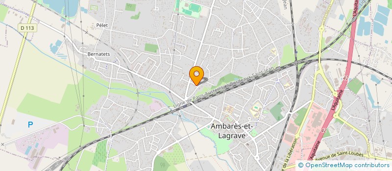 localisation de l'entreprise MADAME ALISON ZANDONA  AMBARES-ET-LAGRAVE