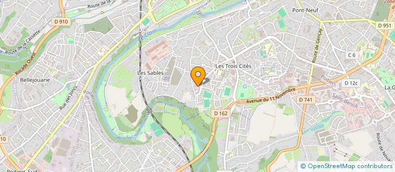 localisation de l'entreprise MADAME ALISSA ABDOUL-KADER  POITIERS