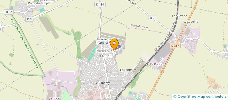 localisation de l'entreprise MADAME ALISSA AFONSECA  PUISEUX-EN-FRANCE