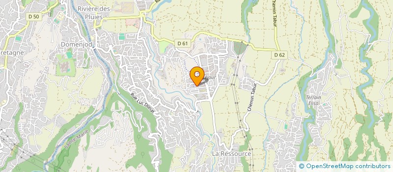 localisation de l'entreprise MADAME ALISSA BARBE  SAINTE-MARIE