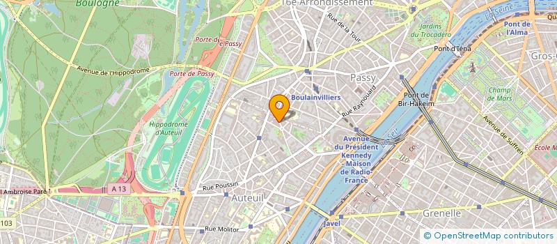 localisation de l'entreprise MADAME ALISSA COAD  PARIS