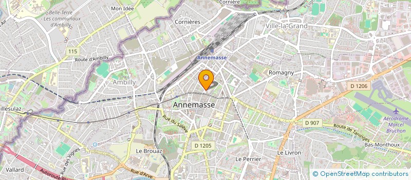 localisation de l'entreprise MADAME ALISSA SLAMA à ANNEMASSE