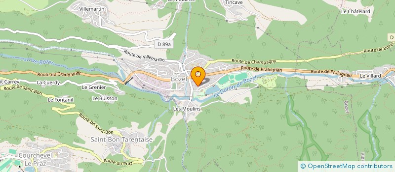 localisation de l'entreprise MADAME ALISSA VALLE  BOZEL