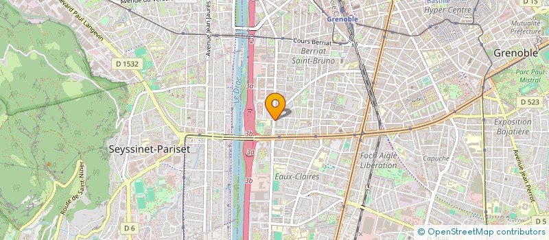 localisation de l'entreprise MADAME ALISSIA BERTOTTO  GRENOBLE