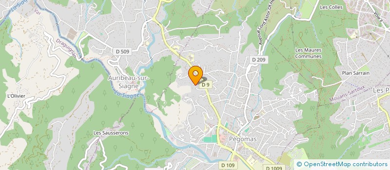 localisation de l'entreprise MADAME ALISSIA DI GIOIA  PEGOMAS