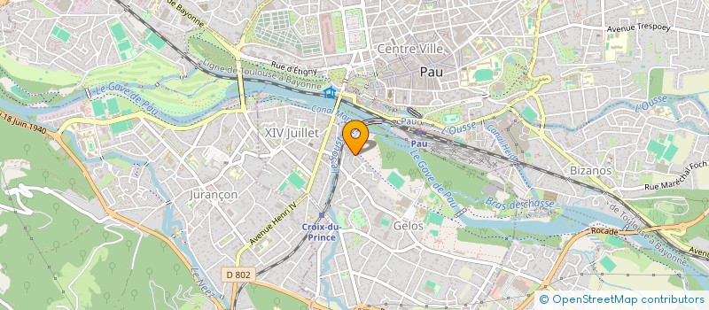 localisation de l'entreprise MADAME ALISSIA MONSEGU  GELOS