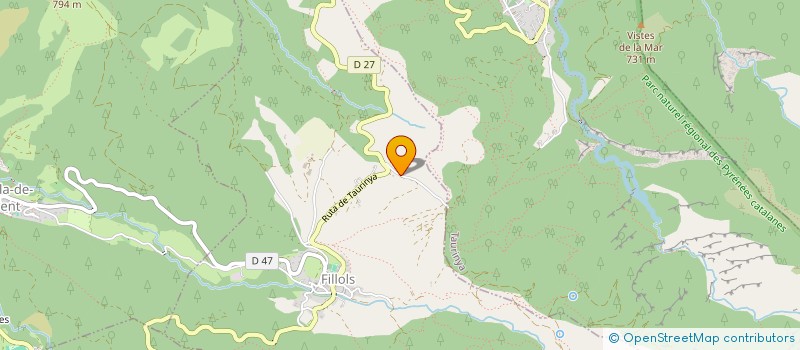 localisation de l'entreprise MADAME ALISSIA SCHOTTNER  FILLOLS