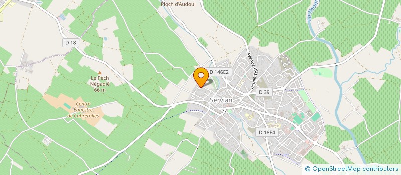 localisation de l'entreprise MADAME ALISSON ALLEGRE à SERVIAN