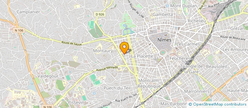 localisation de l'entreprise MADAME ALISSON ASTRUC  NIMES