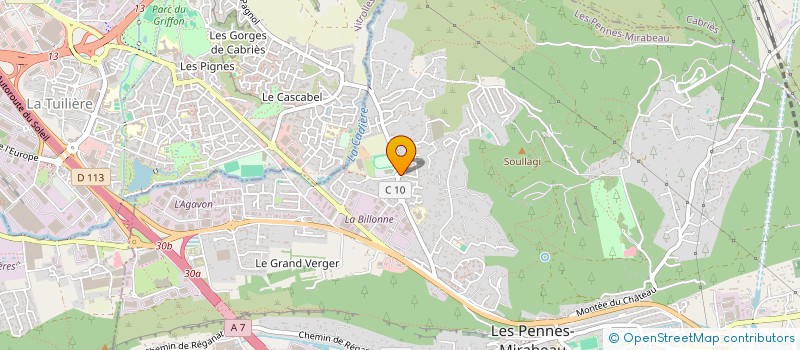 localisation de l'entreprise MADAME ALISSON BINEAU à LES PENNES-MIRABEAU