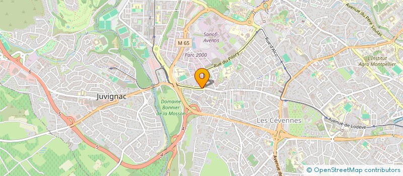 localisation de l'entreprise MADAME ALISSON BRARD à MONTPELLIER