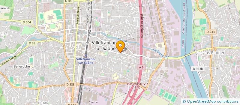 localisation de l'entreprise MADAME ALISSON CERVERA  VILLEFRANCHE-SUR-SAONE