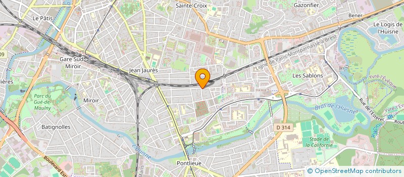 localisation de l'entreprise MADAME ALISSON CHOUTEAU  LE MANS