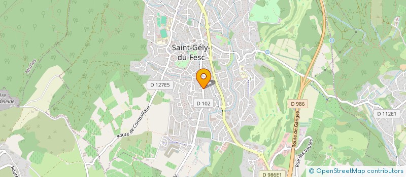 localisation de l'entreprise MADAME ALISSON COLLUMEAU  SAINT-GELY-DU-FESC