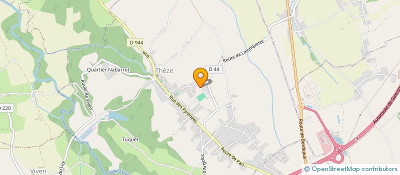 localisation de l'entreprise MADAME ALISSON DA SILVA  THEZE