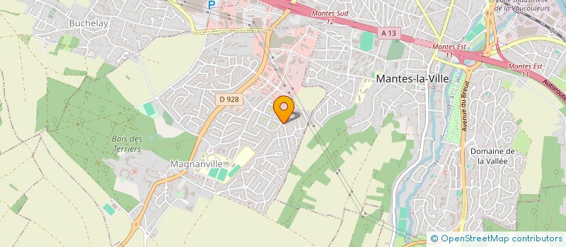 localisation de l'entreprise MADAME ALISSON DE SOUSA PIRES ARAUJO  MAGNANVILLE