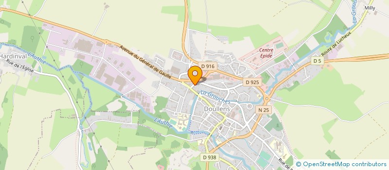 localisation de l'entreprise MADAME ALISSON DEBRAY à DOULLENS