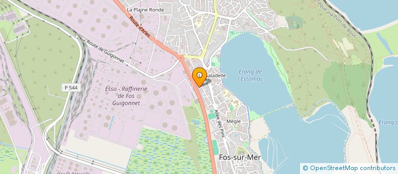 localisation de l'entreprise MADAME ALISSON DUMONT à FOS-SUR-MER