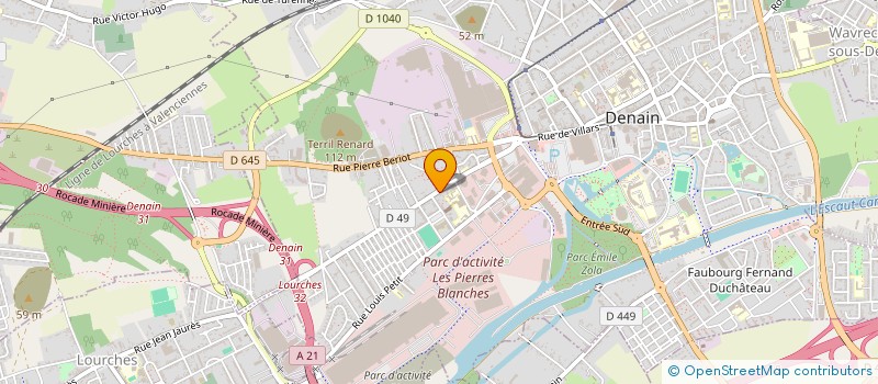 localisation de l'entreprise MADAME ALISSON DUTILLIEUX à DENAIN