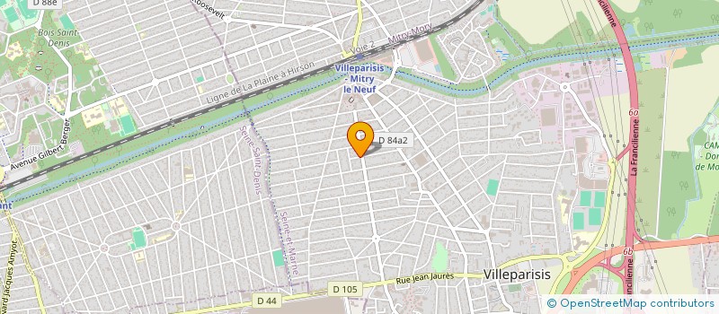 localisation de l'entreprise MADAME ALISSON FONSECA GONCALVES à VILLEPARISIS