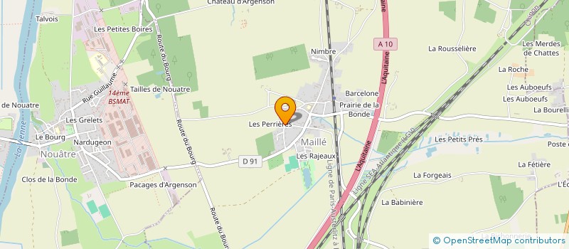 localisation de l'entreprise MADAME ALISSON GAUDE  MAILLE