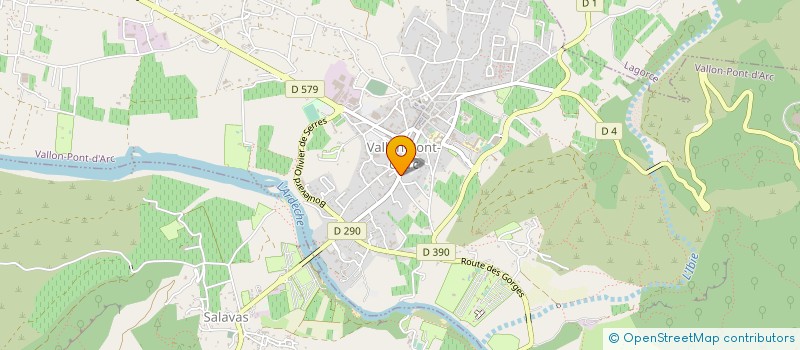 localisation de l'entreprise MADAME ALISSON GAY à VALLON-PONT-D'ARC