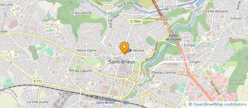 localisation de l'entreprise MADAME ALISSON GILSON à SAINT-BRIEUC